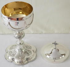 Irish sterling silver Ciborium